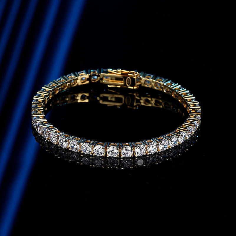 Classic Tennis 925 Silver Bracelet
