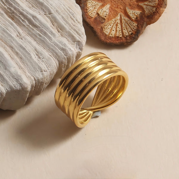 Elodie Ring - 18k Gold Plated