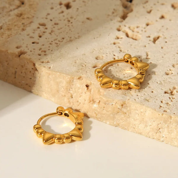 French Vintage Earring - 18k Gold Plated