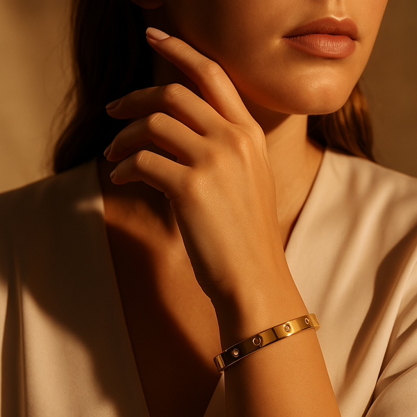 Timeless Crystal Bracelet - 18k Gold Plated