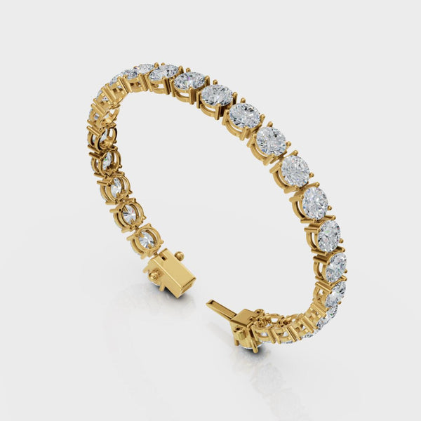 Classic Tennis 925 Silver Bracelet